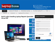 Tablet Screenshot of laptopzone.co.in